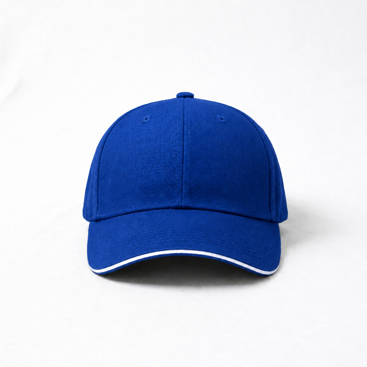 Contrast-Brim Baseball Cap