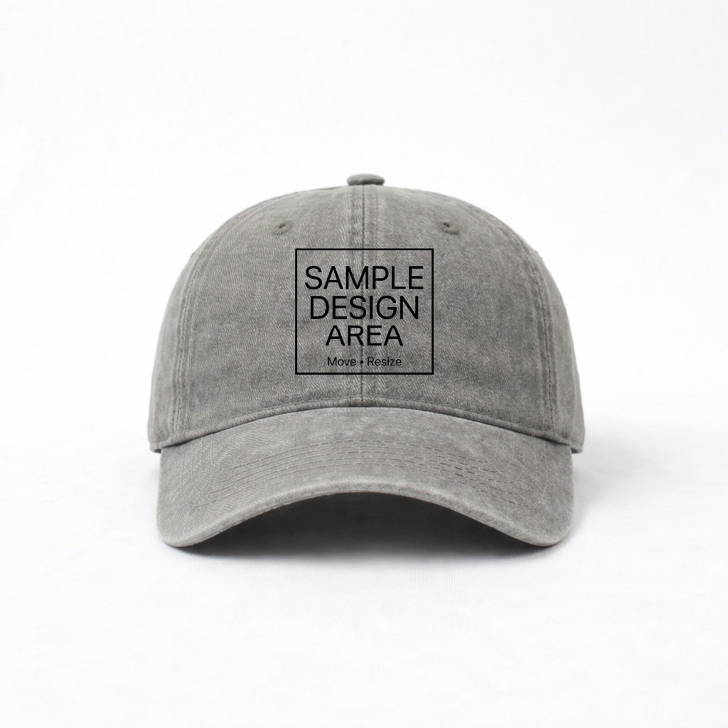 Washed Denim Dad Hat